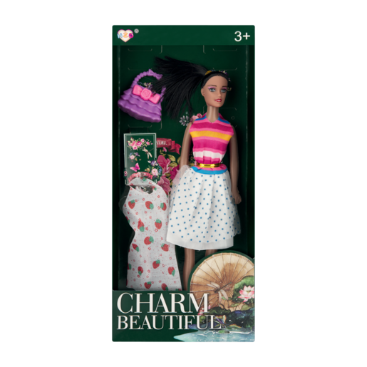 Charm Beautiful Doll with Accessories 28cm (Assorted Item - Supplied at Random)