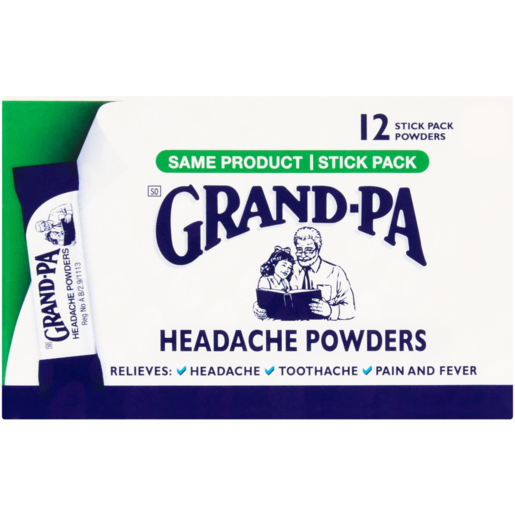 Grand-Pa Headache Powder 12 Pack