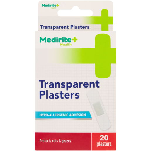 Medirite Transparent Plasters 20 Pack