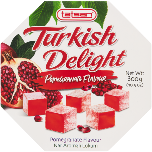 Tatsan Pomegranate Flavoured Turkish Delight 300g