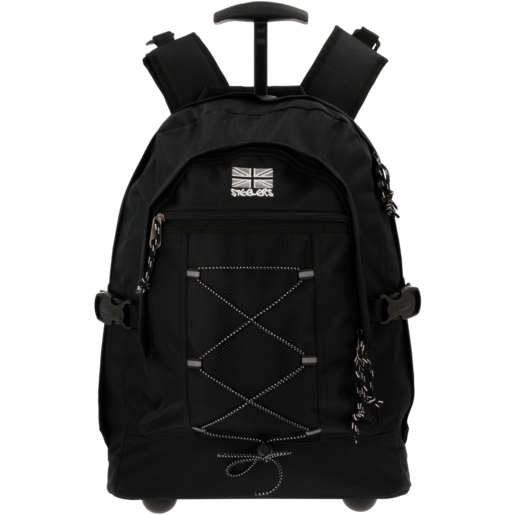 Steelers Black Bungy Trolley Backpack 23L