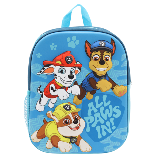 PAW Patrol 3D Small Backpack 29cm (Assorted Item - Supplied At Random)