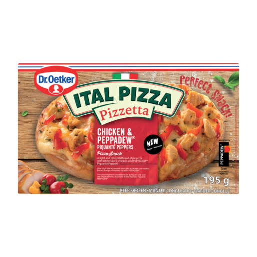 Dr. Oetker Frozen Ital Pizza Pizzetta Chicken & Peppadew Pizza 195g