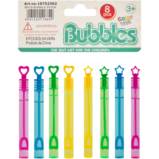 Bubbles Sticks 8 Piece