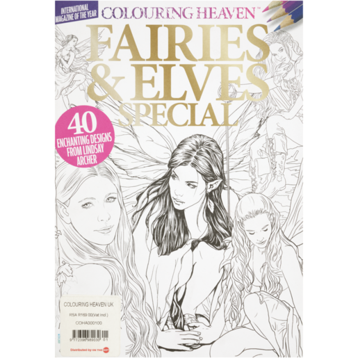 Colouring Heaven Fairies & Elves Special Colouring Magazine 