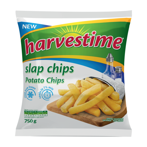 McCain Frozen Harvestime Slap Chips Potato Chips Bag 750g