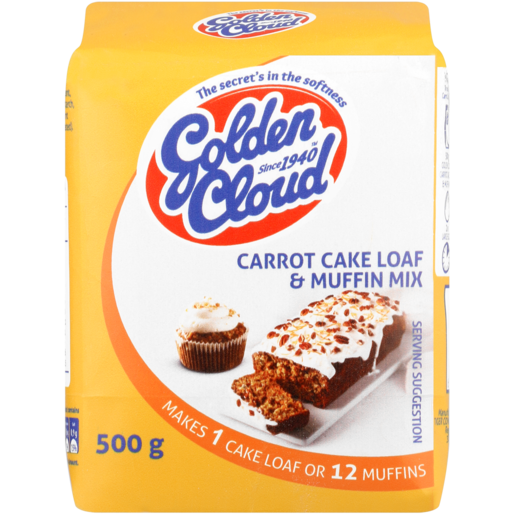 Golden Cloud Carrot Cake Loaf & Muffin Mix 500g