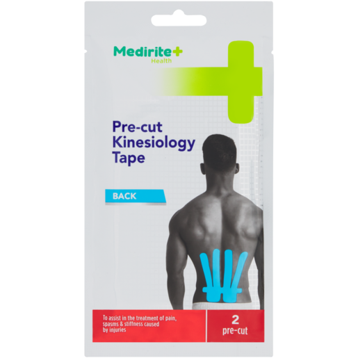 Medirite Pre-Cut Kinesiology Back Tape 2 Pack