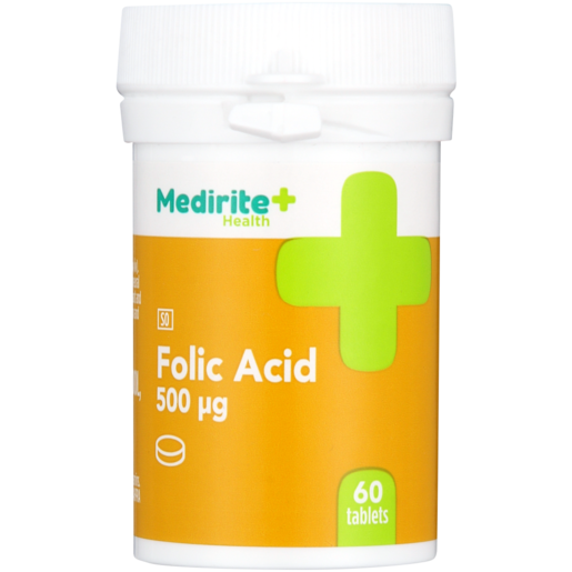 Medirite Folic Acid Tablets 60 Pack