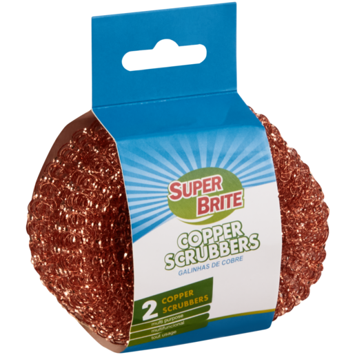 Super Brite Copper Scrubber Set 2 Pack