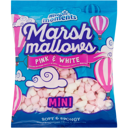 Magic Moments Pink & White Mini Marshmallows 120g