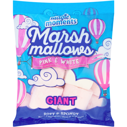 Magic Moments Pink & White Giant Marshmallows 200g