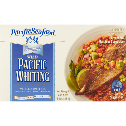 Pacific Seafood Frozen Baby Whiting Hake 2.27kg