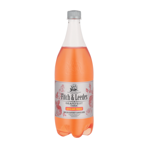 Fitch & Leedes Sugar Free Grapefruit Flavoured Tonic Bottle 1L
