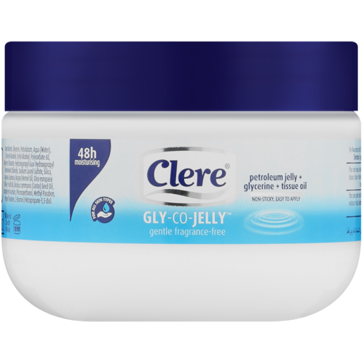 Clere Fragrance Free Gly Co Jelly Tub 250ml
