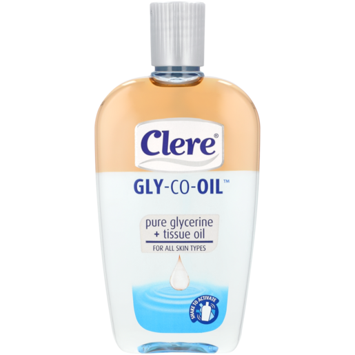 Clere Skin Care Gly-Co-Oil Pure Glycerine & Tissue Oil Blend Bottle 100ml