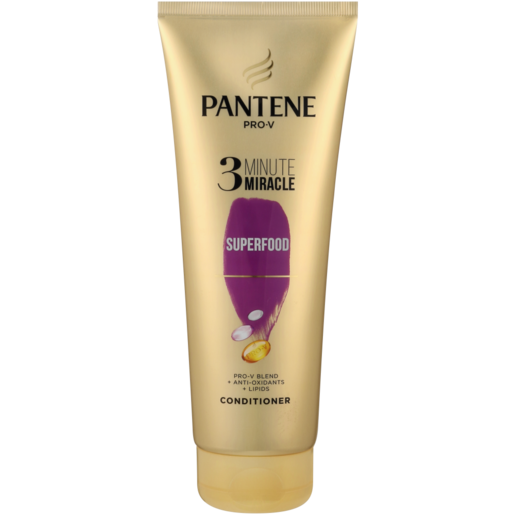 Pantene Pro-V 3 Minute Miracle Superfood Conditioner 200ml