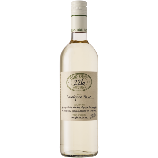 Odd Bins 226 Sauvignon Blanc White Wine Bottle 750ml