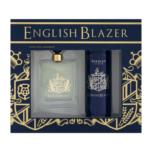 English Blazer Aftershave Gift Set 2 Piece