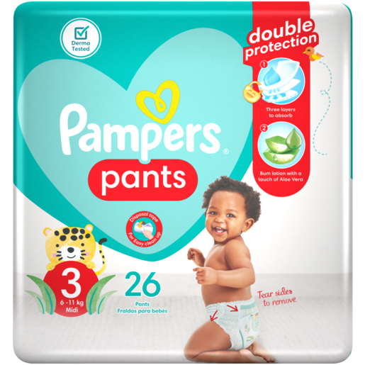 Pampers Pants Active Fit Size 3 6-11kg Diapers 26 Pack