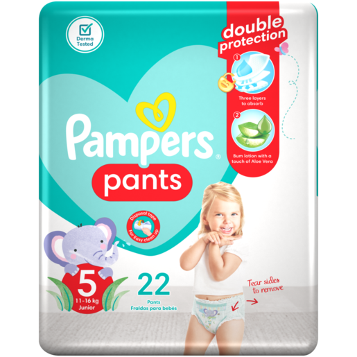 Pampers Pants Active Fit Size 5 11-16kg Diapers 22 Pack
