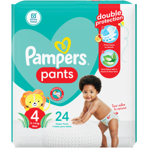 Pampers Pants Active Fit Size 4 9-14kg Diapers 24 Pack