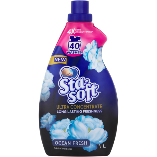 Sta-soft Ultra Concentrate Ocean Fresh Fabric Softener 1L