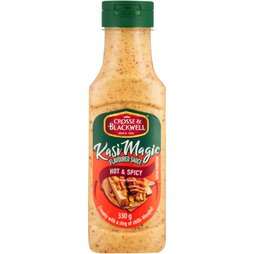 Crosse & Blackwell Kasi Magic Hot & Spicy Flavoured Sauce 330g 