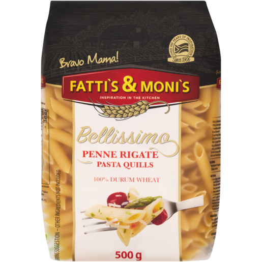 Fatti's & Moni's Penne Rigate Pasta 500g