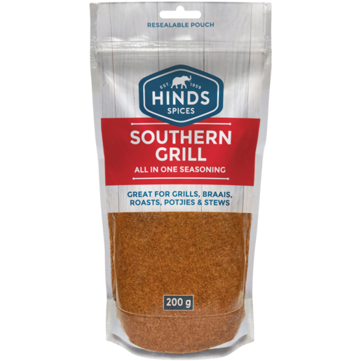Hinds Spices Southern Grill All-In-One Seasoning Pouch 200g