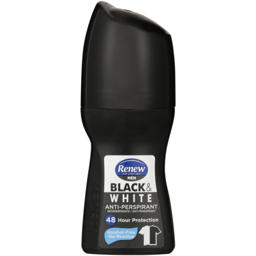 Renew Men Black & White Anti-Perspirant 50ml