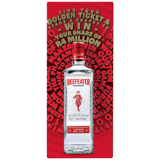Beefeater London Dry Gin Bottle Gift Pack 750ml