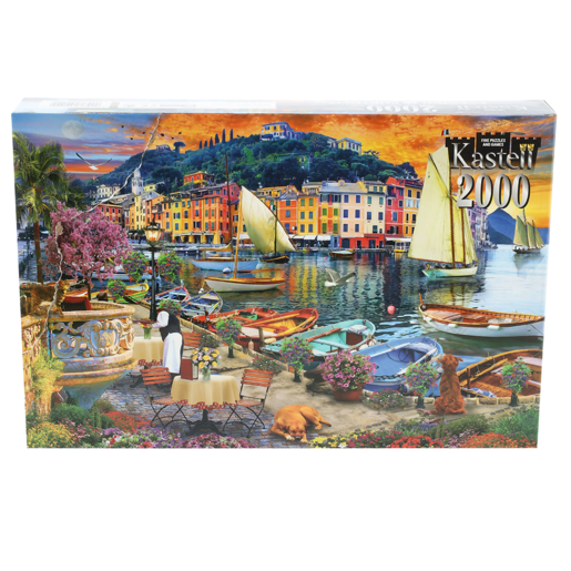 Kastell Evening In Portofino Puzzle 2000 Piece