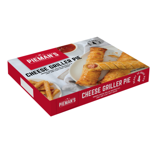 PIEMAN’S Frozen Cheese Griller Pies 4 Pack