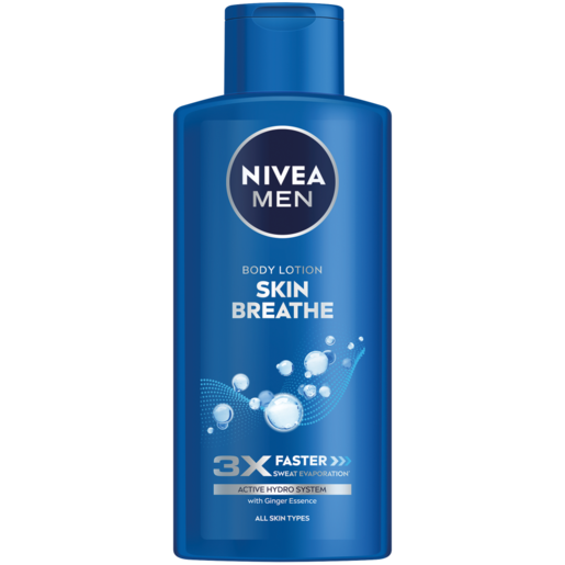 NIVEA MEN Skin Breathe Body Lotion Bottle 400ml