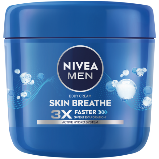 NIVEA MEN Skin Breathe Body Cream Tub 400ml