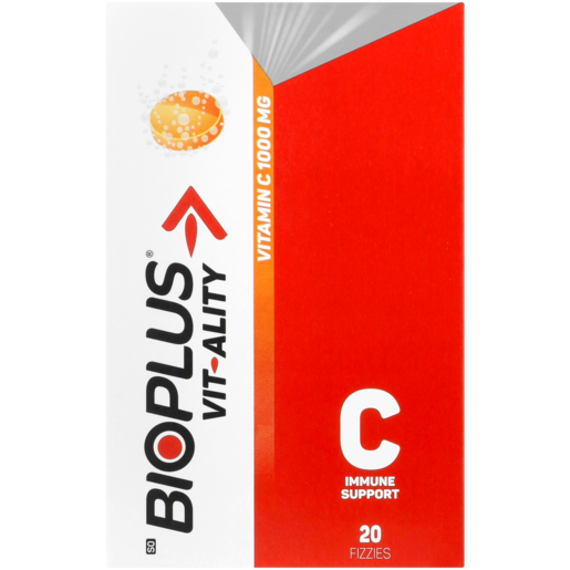 Bioplus Vitamin C Immune Support Effervescent Tablets 20 Pack
