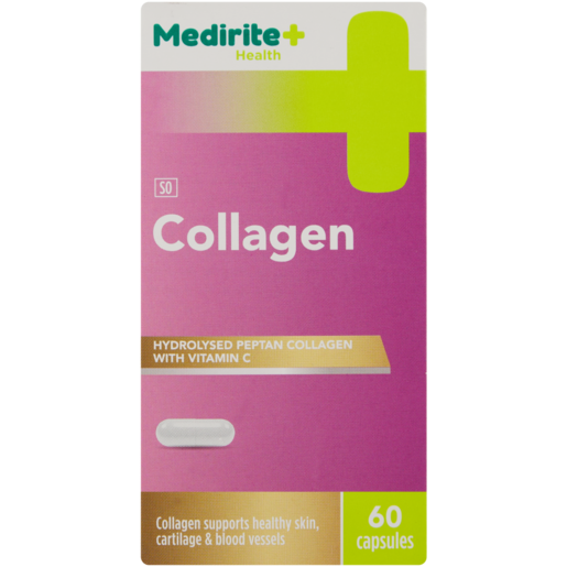 Medirite Collagen With Vitamin C Capsules 60 Pack