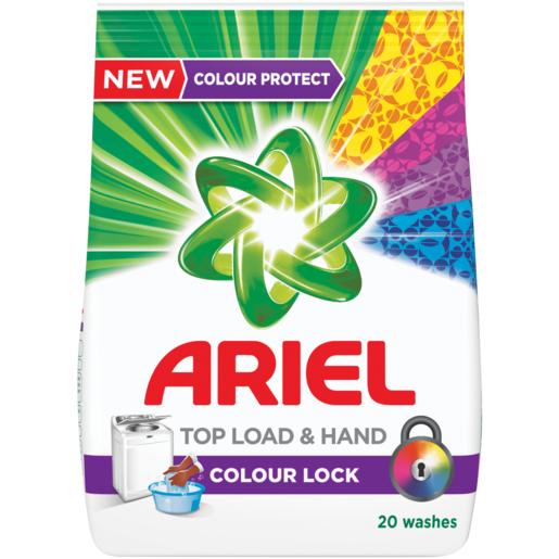 Ariel Colour Lock Washing Powder Bag 1.8kg
