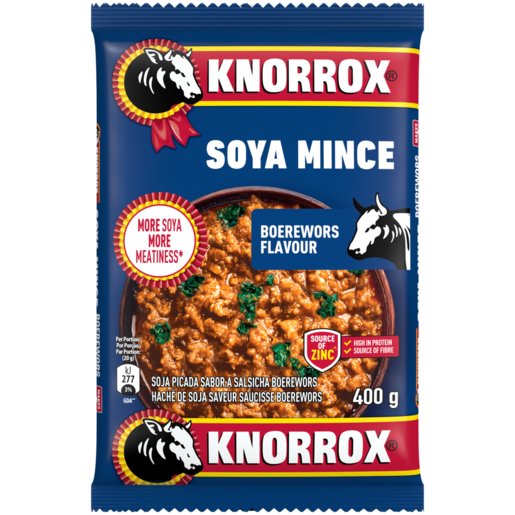 Knorrox Boerewors Flavoured Soya Mince 400g