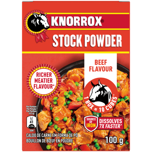 Knorrox Beef Flavoured Stock Powder 100g