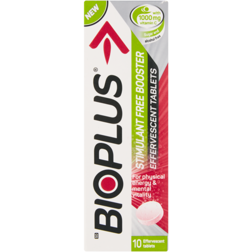 Bioplus Energy & Mental Vitality Effervescent Tablets 10 Pack