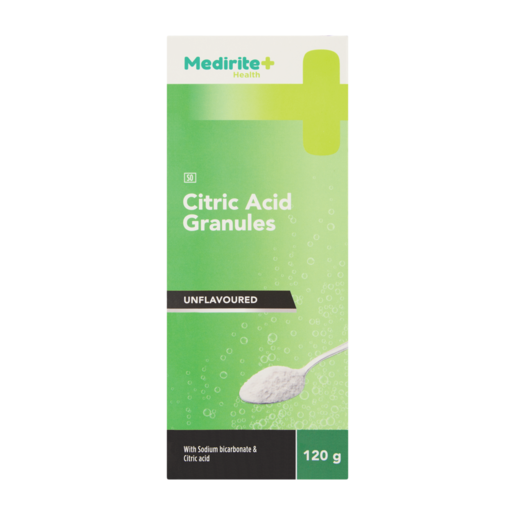 Medirite Unflavoured Citric Acid Granules 120g
