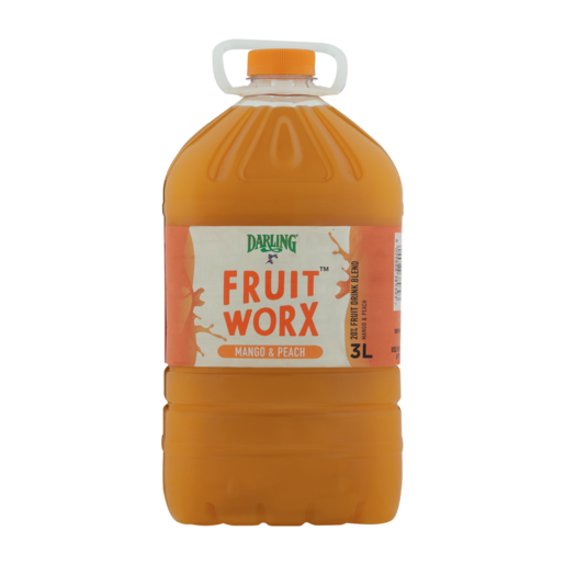 Darling Fruit Worx Mango & Peach Juice 3L