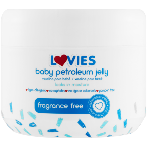 Lovies Fragrance-Free Baby Petroleum Jelly Tub 300ml
