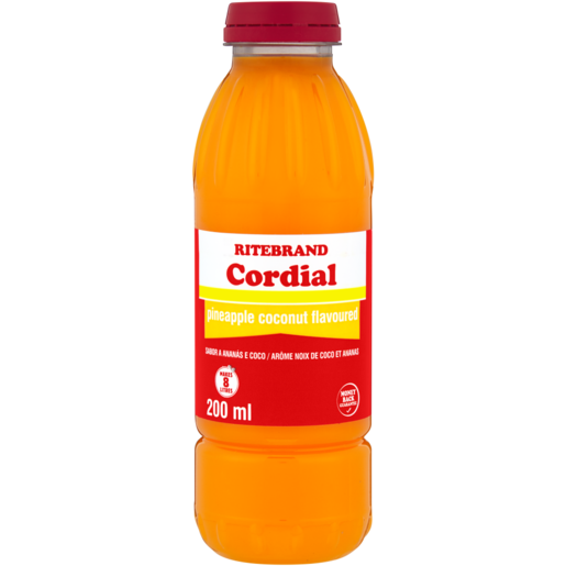 Ritebrand Pineapple Coconut Flavoured Cordial 200ml