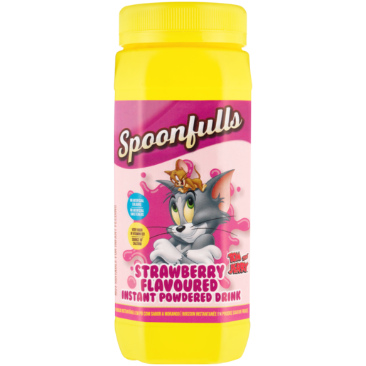 Spoonfulls Strawberry Flavoured Instant Powdered Drink 500g