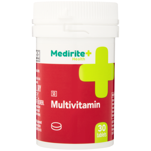 Medirite Multivitamin Tablets 30 Pack