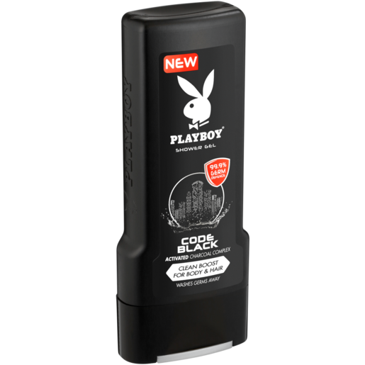Playboy Code Black Shower Gel Bottle 400ml