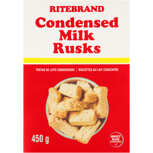 Ritebrand Condensed Milk Rusks 450g